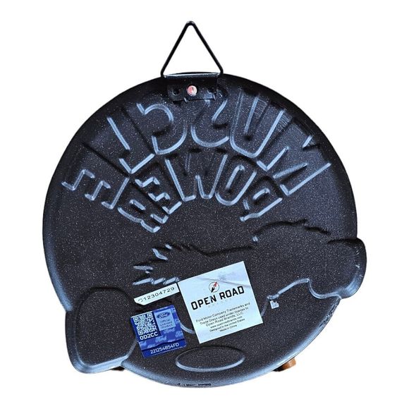 Muscle Power By Ford 7in Licensed Die Cut Embossed Tin Vintage Look Hanging Sign - Picture 2 of 3